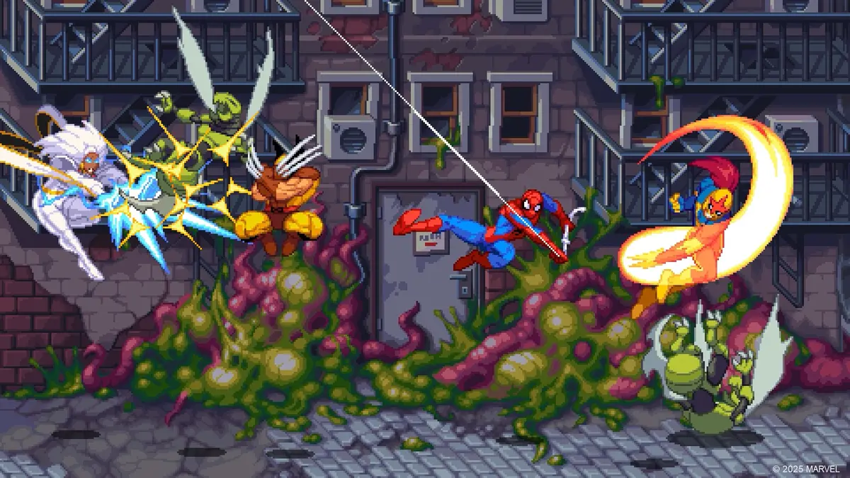 U&I Entertainment Marvel Cosmic Invasion Xbox Series X | 15 Super Heroes, Retro Pixel Art, Cosmic Swap Tag-Team, Local & Online Multiplayer - view 3