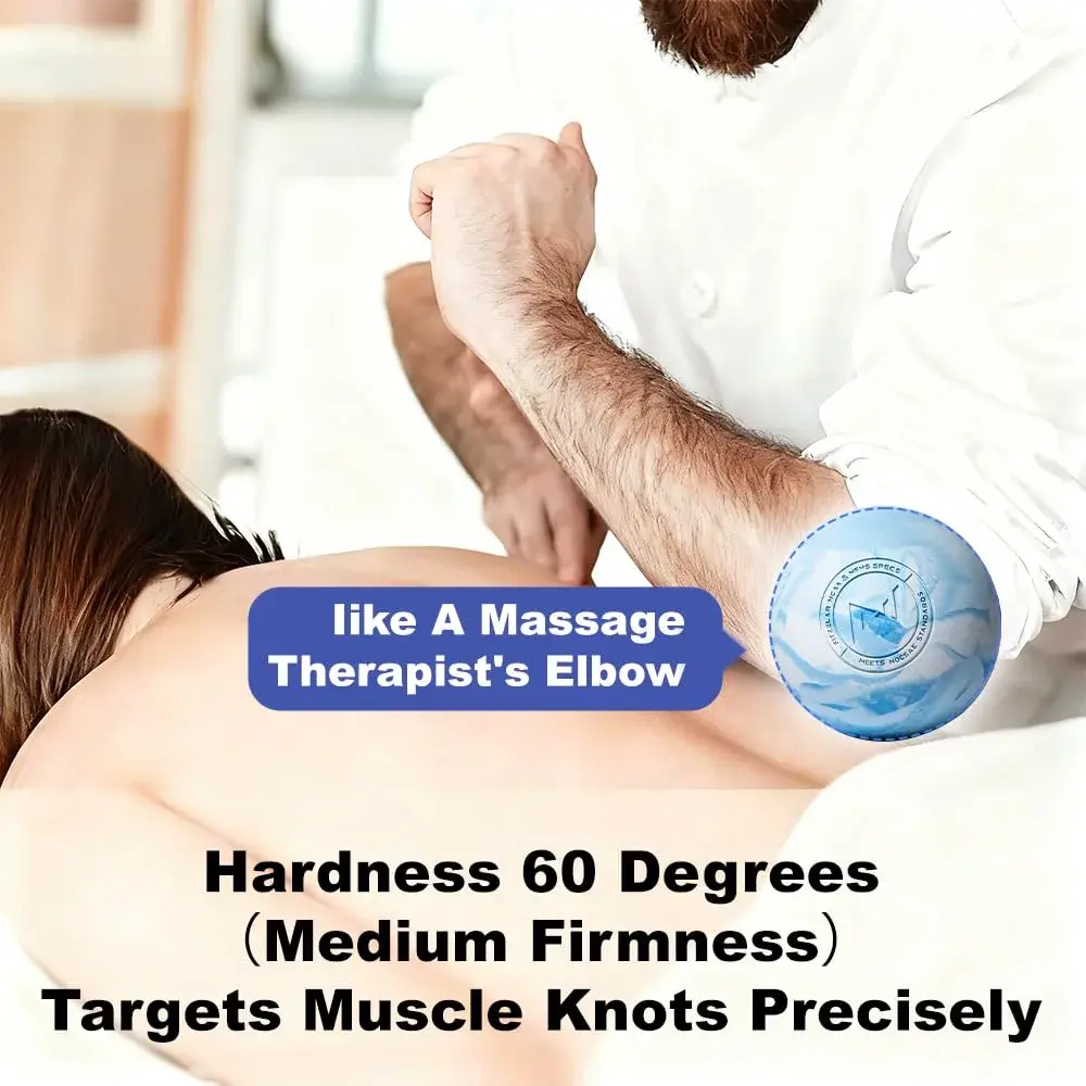 FITZELAR Massage Lacrosse Ball 6.3cm (2.5in) | Myofascial Release for Muscle Pain - view 7