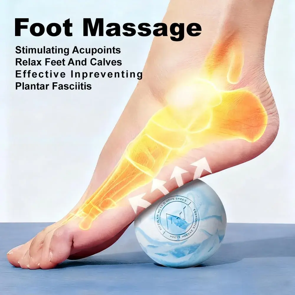 FITZELAR Massage Lacrosse Ball 6.3cm (2.5in) | Myofascial Release for Muscle Pain - view 8