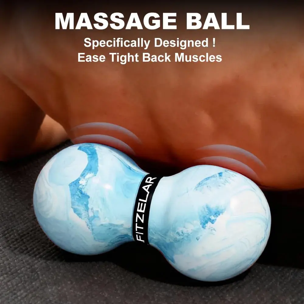 FITZELAR Massage Lacrosse Ball 6.3cm (2.5in) | Myofascial Release for Muscle Pain - view 4