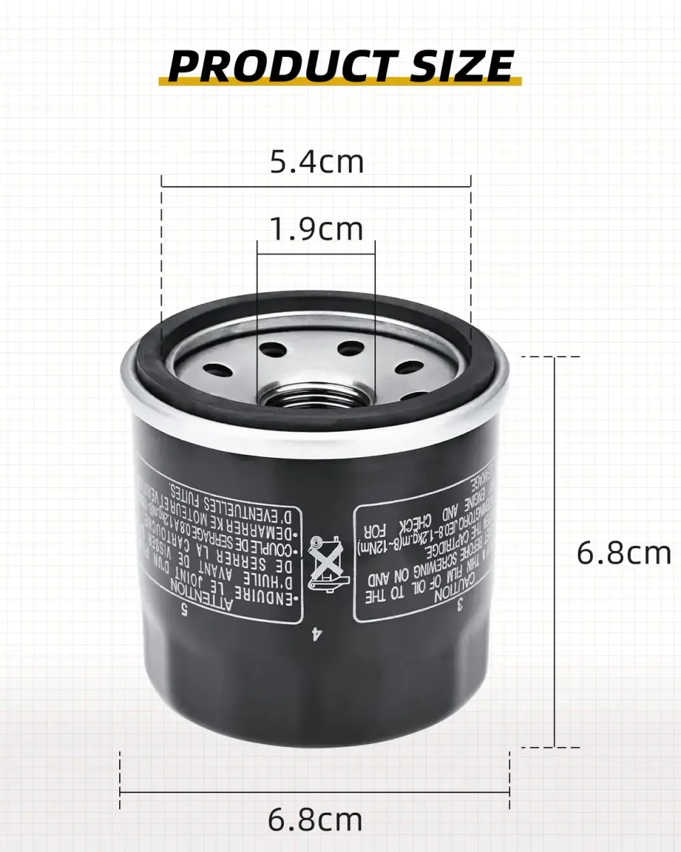 QUICKWOLF Oil Filter 2520799 3084963 for Polaris Ranger 400 500 Sportsman 500 450 400 335 Trail Boss 330 Magnum 325 330 425 500 Trailblazer 330 Scrambler 500 Xplorer 400 500 Xpedition 325 - view 5