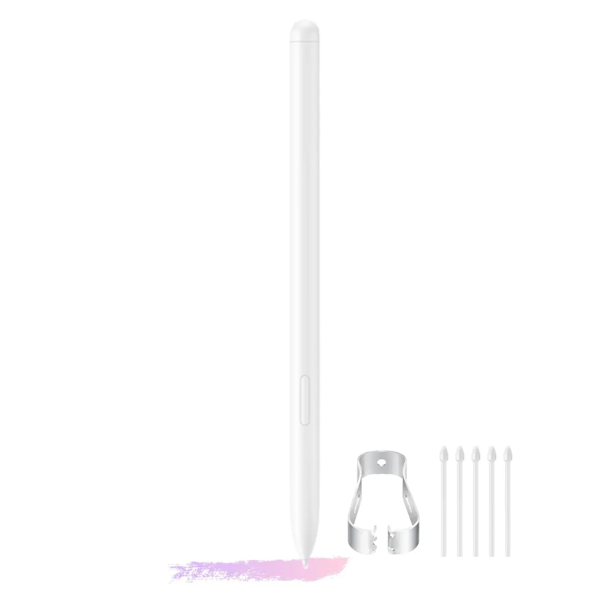 yelzoolny Stylus Pen Replacement for Samsung Galaxy Tab S9 FE/S10 FE, 0.7mm Fine Tip, Magnetic Attraction, Beige | Compatible with All Tab S9 FE/S10 FE Versions - main product image