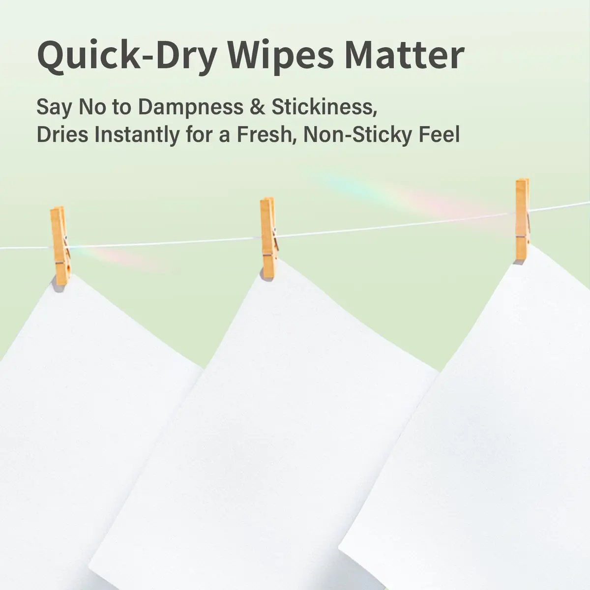 UNIFREE Flushable Wipes | XL Wet Wipes Gentle Clean, Septic & Sewer Safe, 6 Large Packs (480 Wipes) | Biodegradable, Toilet, Flip-Top - view 3