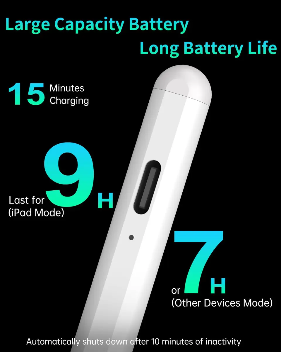 MEKO Dual-Mode Active Stylus Pen for iPhone & Android & iPad | High Precision, Fast Charge, Universal Compatibility - view 7