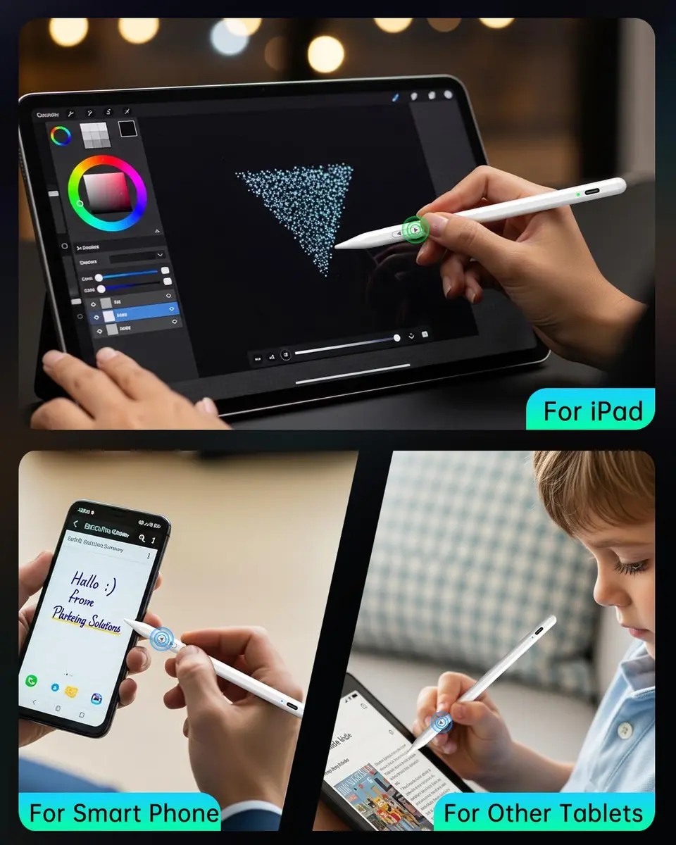 MEKO Dual-Mode Active Stylus Pen for iPhone & Android & iPad | High Precision, Fast Charge, Universal Compatibility - view 8