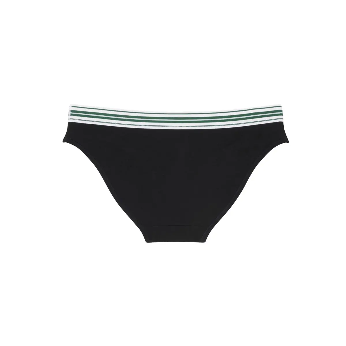 Lacoste Women's Contrast Waist Cotton Stretch Briefs | Soft Cotton, Heritage Style, Regular Fit - view 4