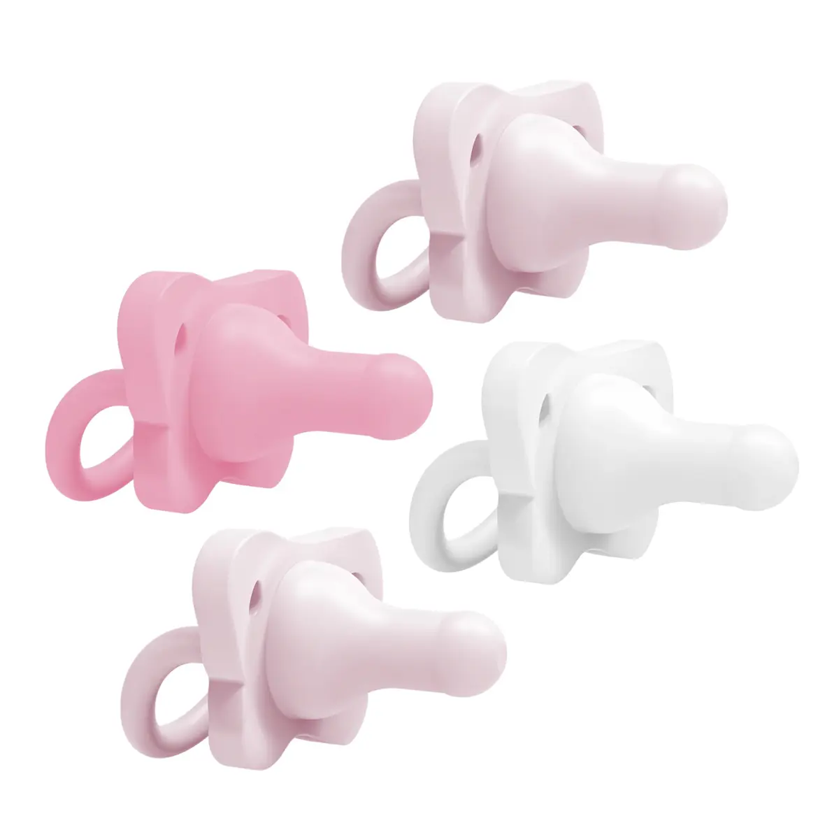 Dr. Brown's HappyPaci Silicone Pacifier 0-6m, 4-Pack | BPA-Free, Soft Silicone - view 8