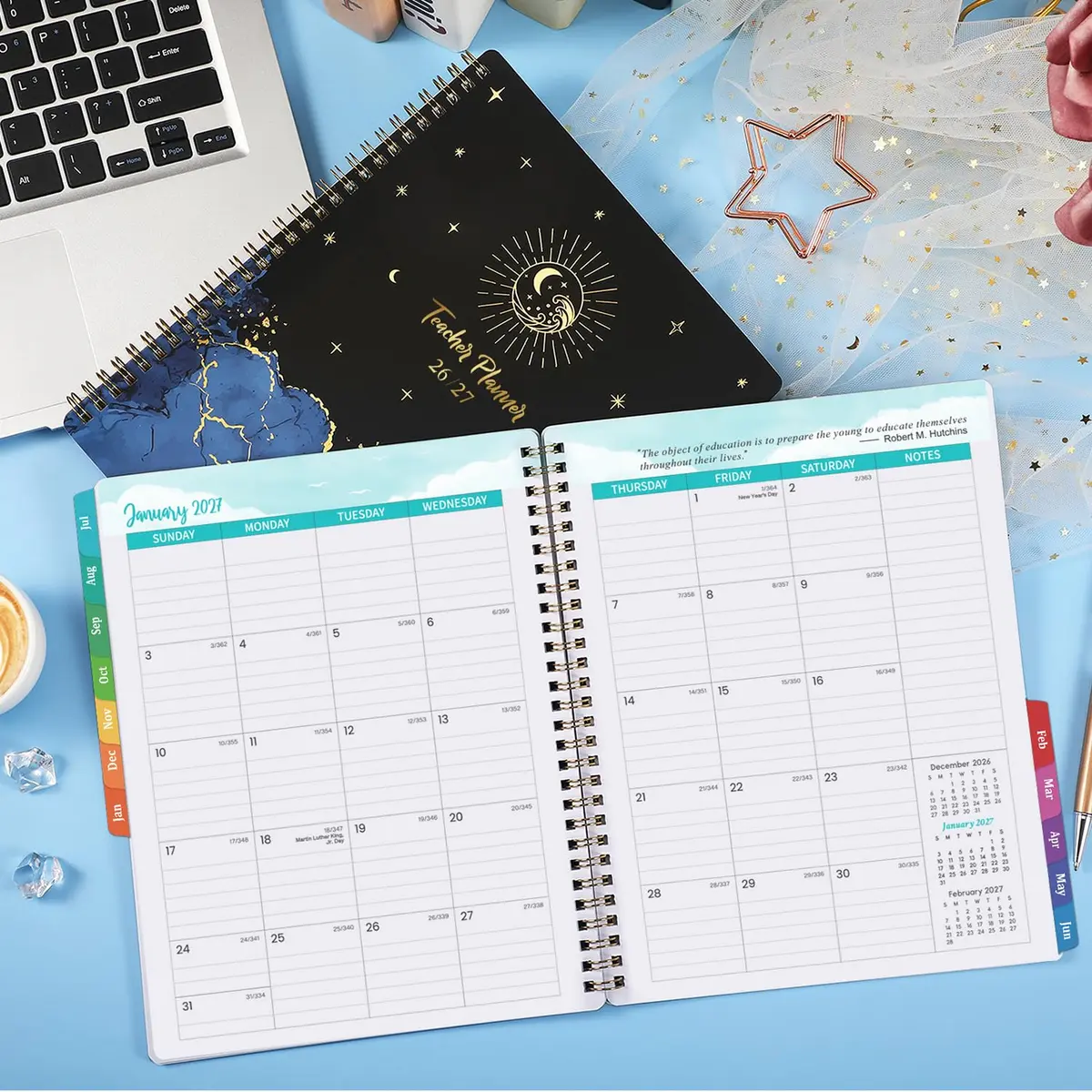 MaaIbok Teacher Planner 2026-2027 | Academic Lesson Planner, July 2026 - June 2027, 8.5'' x 11'' - view 8