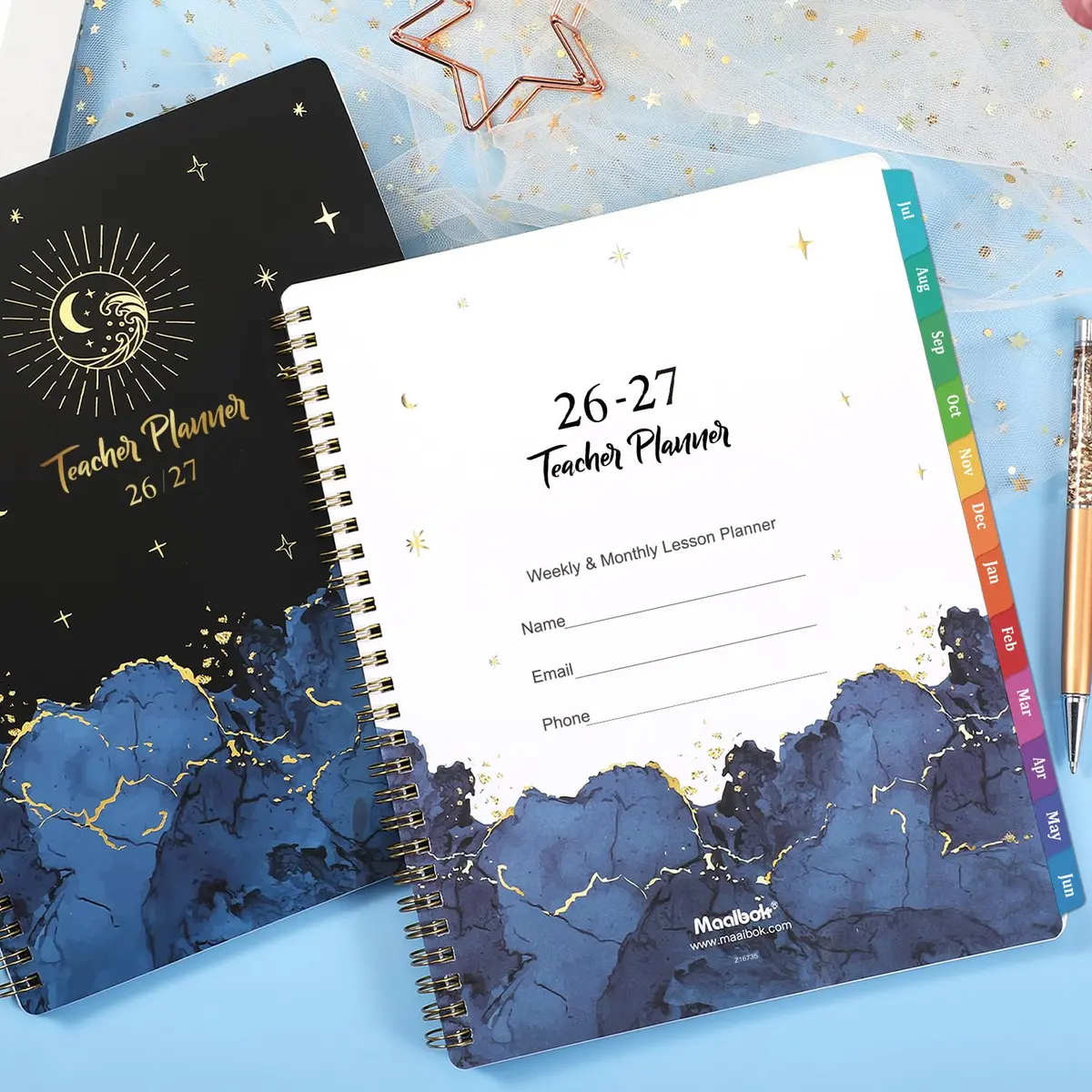 MaaIbok Teacher Planner 2026-2027 | Academic Lesson Planner, July 2026 - June 2027, 8.5'' x 11'' - view 9