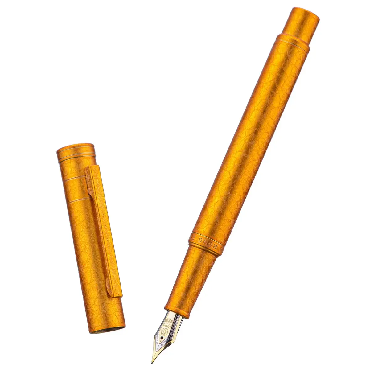 Asvine 1851 Forest Fountain Pen Golden Ice Flowers Extra Fine Nib 0.38mm (0.015in) | Smooth Ink Flow - view 2