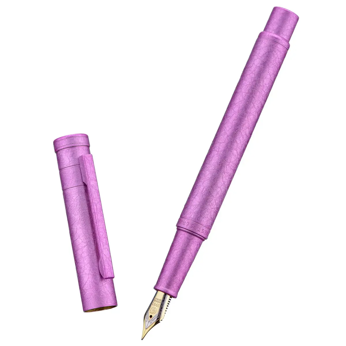 Asvine 1851 Forest Fountain Pen Pink Ice Flower, Fine Nib 0.5mm (22g) | Smooth Ink Flow Writing Instrument - view 2