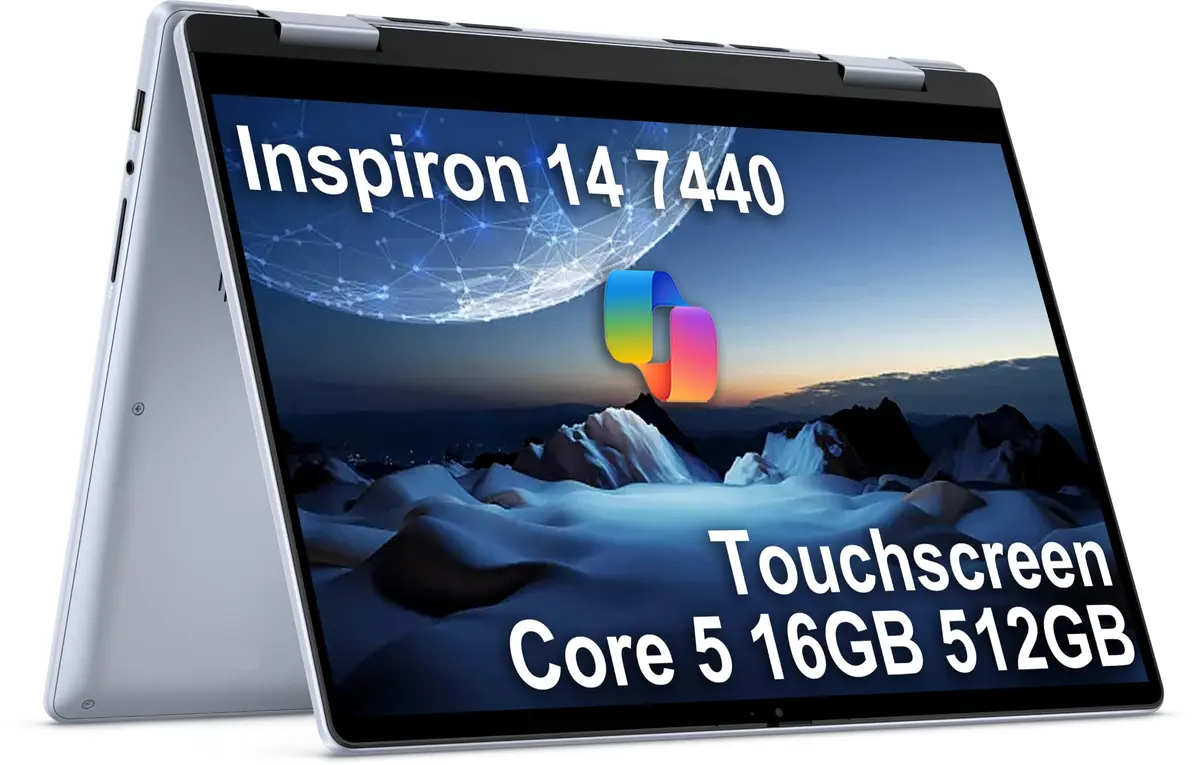 Dell Inspiron 14 7440 2-in-1 Laptop Core 5 120U, 16GB DDR5, 512GB SSD | Versatile, Power, Productivity - main product image