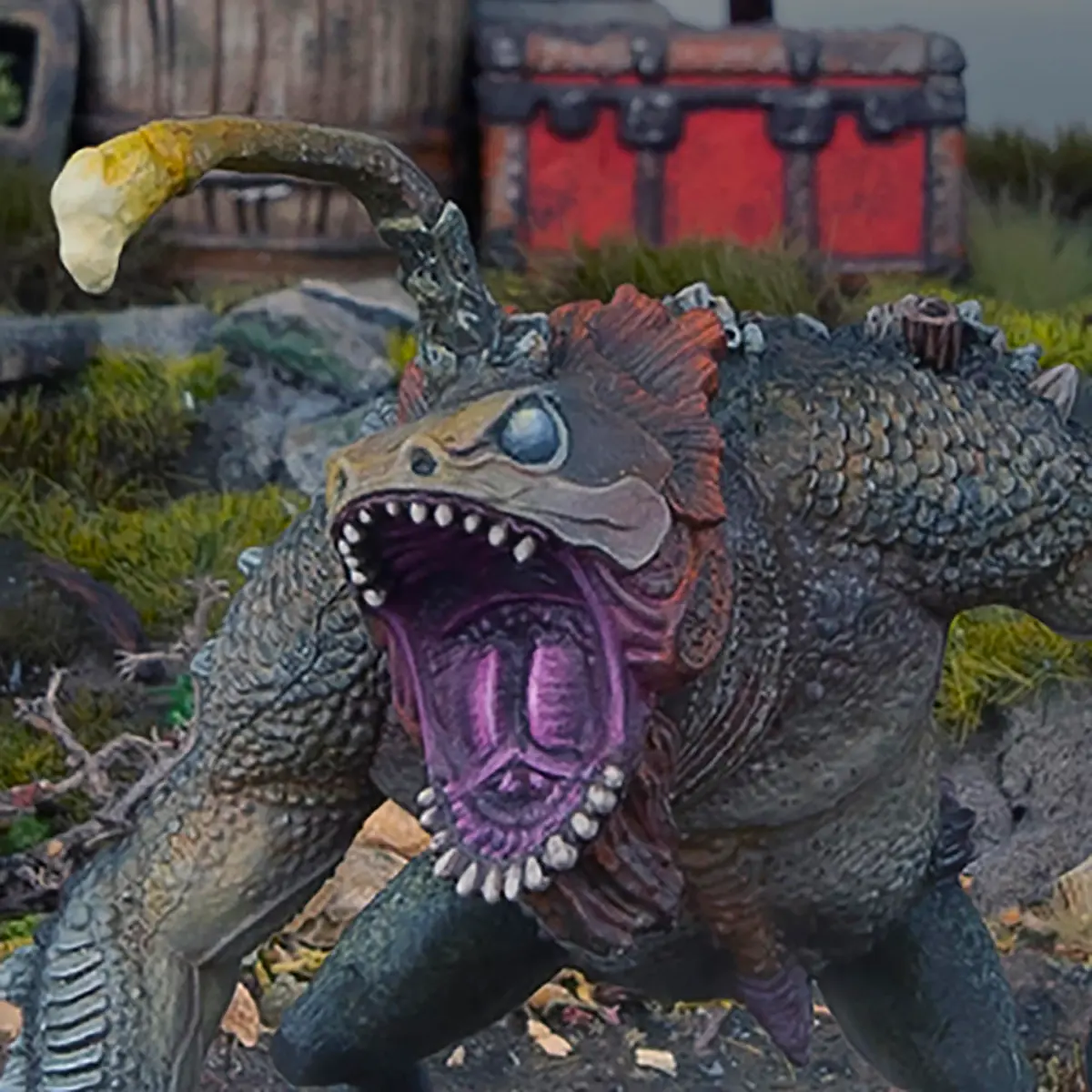 Fallout Miniatures: Creatures - Angler 32mm Resin RPG Miniature & 50mm Base | Unpainted & Officially Licensed (70-120 chars) - view 6