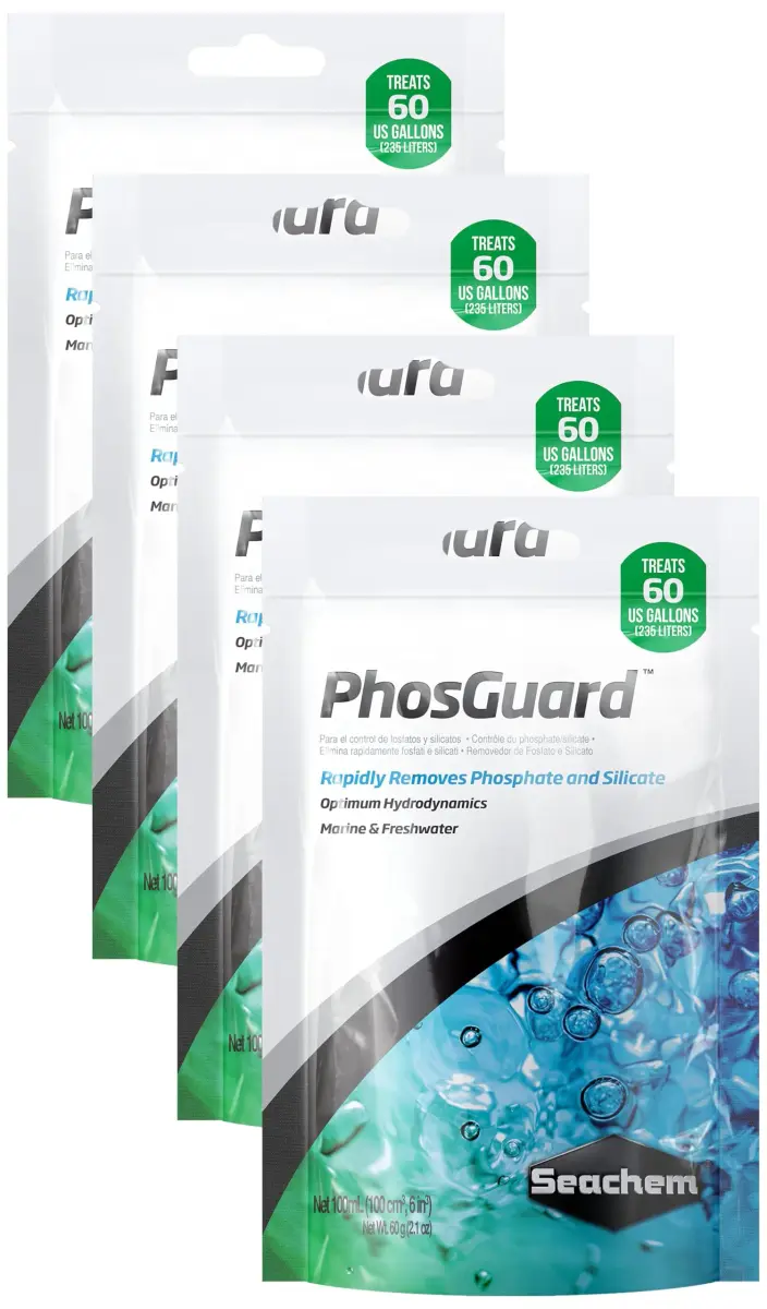 Seachem PhosGuard Phosphate and Silicate Remover 400ml (13.5 Fl Oz) | Rapid Algae Control for Aquariums - main product image