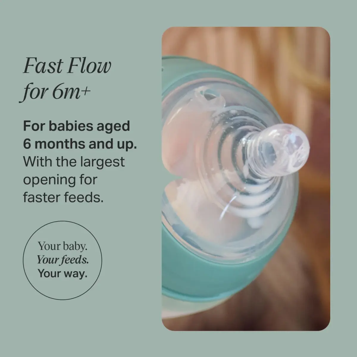 Tommee Tippee Natural Start Baby Bottle Nipples Extra Slow Flow 2 Count (Pack of 4) | Breast-Like for Natural Latch - view 2