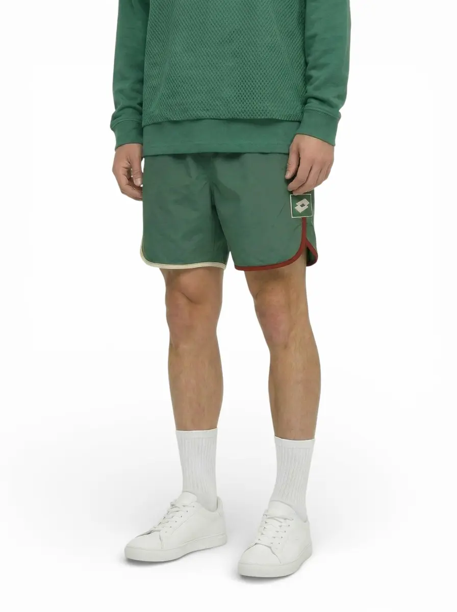 LOTTO Shorts for Men – 4-Way Stretch, Moisture-Wicking, Adjustable Fit, Side Pockets, Pine Green | Active Sportswear - view 2