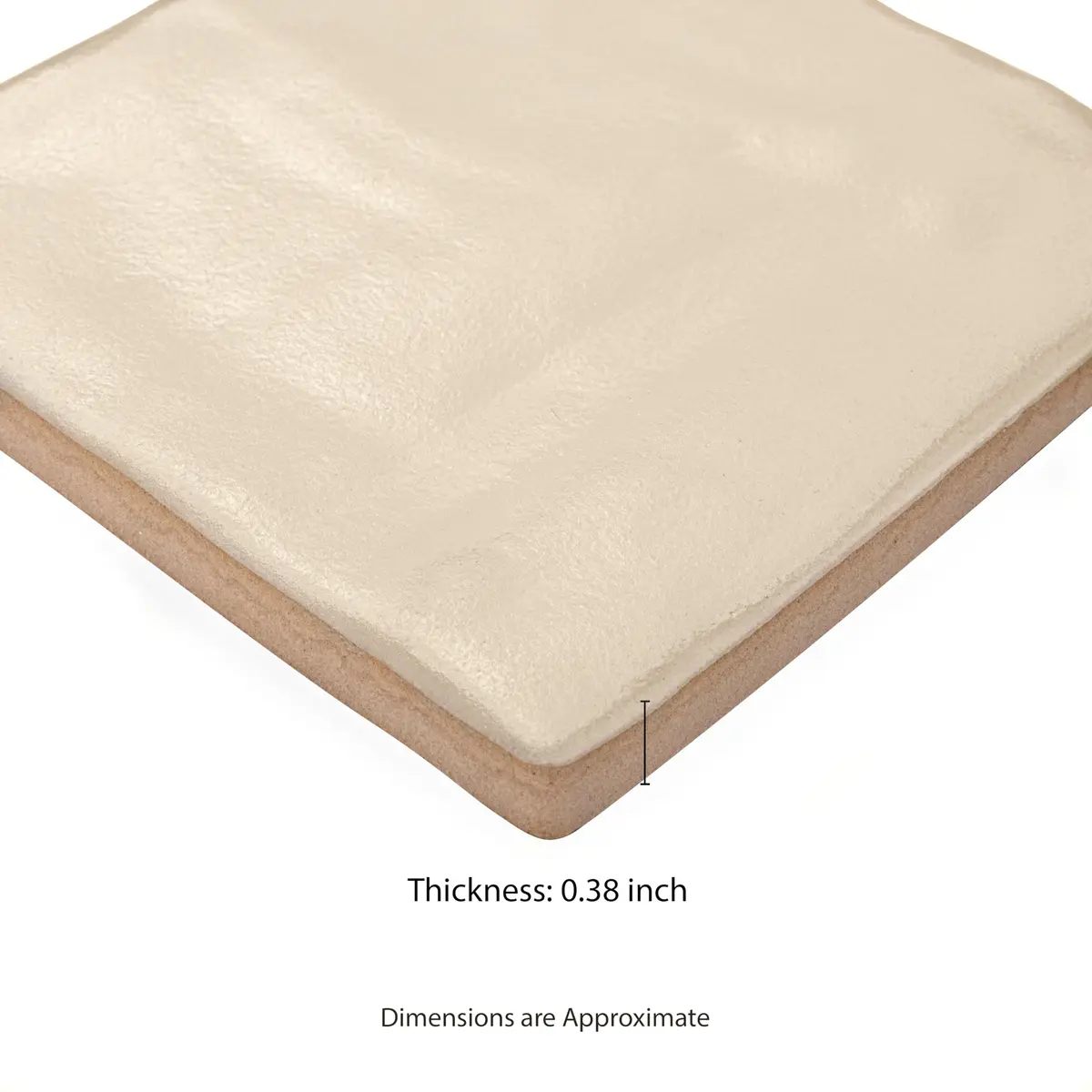 Ackland Ceramic Wall Tile | Rava Shell | 4" x 4" | Moroccan Style, Satin Finish - view 7