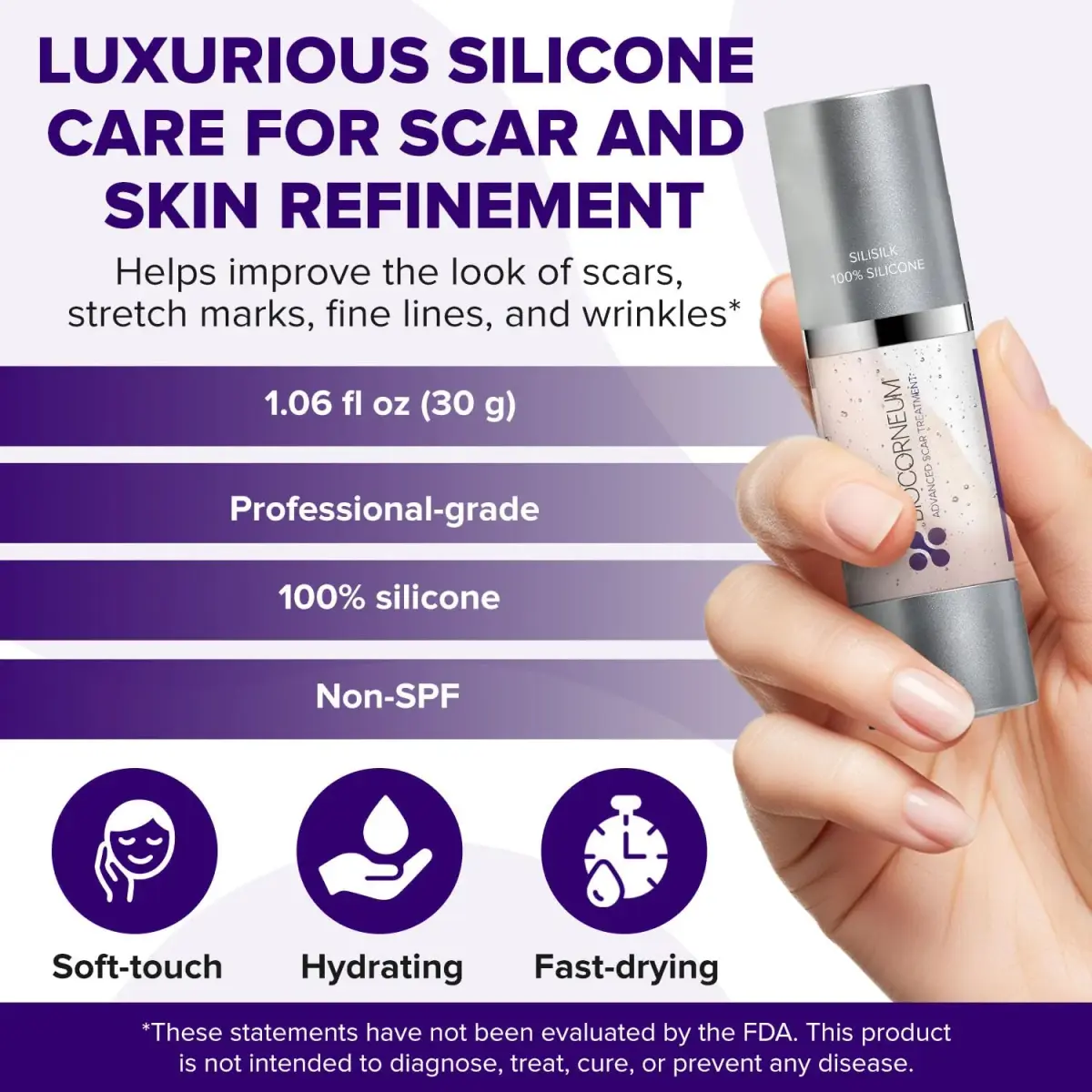 BIOCORNEUM Silisilk Silicone Scar Gel 30g (1.06 Fl Oz) | Professional-Grade Scar Refinement - view 2