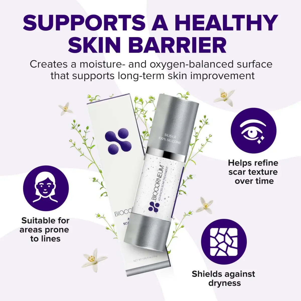 BIOCORNEUM Silisilk Silicone Scar Gel 30g (1.06 Fl Oz) | Professional-Grade Scar Refinement - view 3