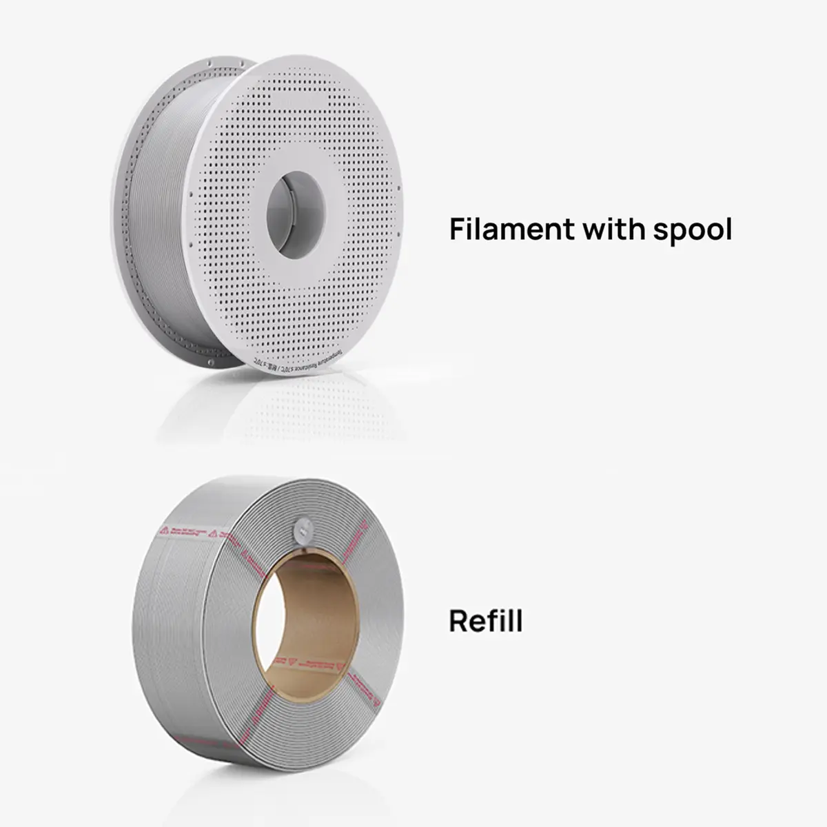 Bambu Lab PETG Translucent Filament Olive 1kg (2.2 lb) | High Temp Resistance, Low Warp, for AMS & FDM 3D Printers - view 2