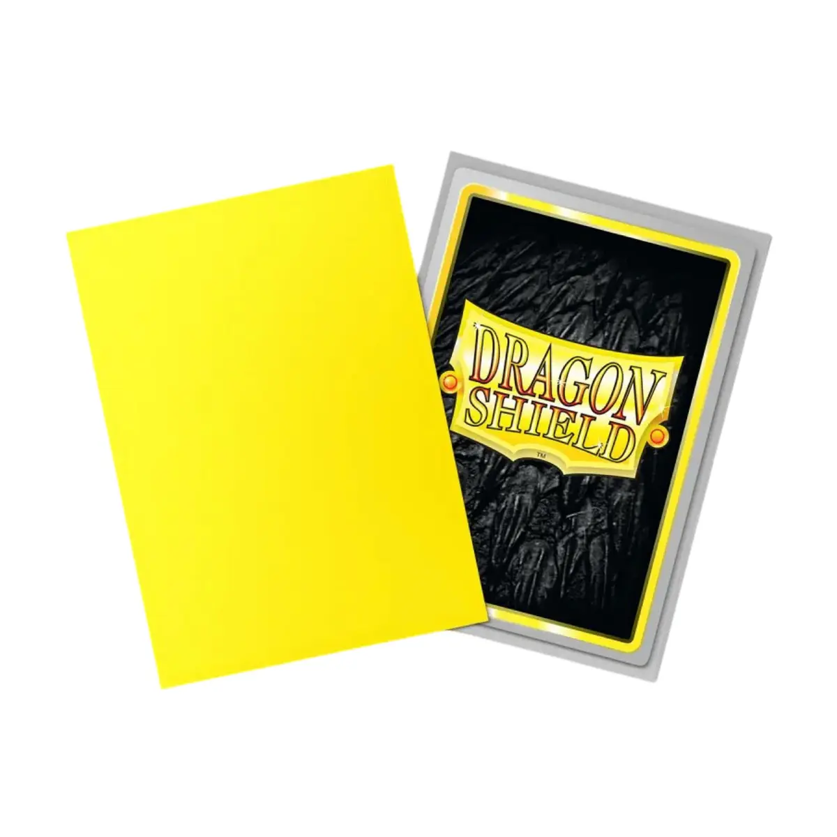 Dragon Shield Matte Dual Standard Size Card Sleeves Yellow & Silver | 100ct - Smooth & Tough Premium TCG Sleeves - view 6