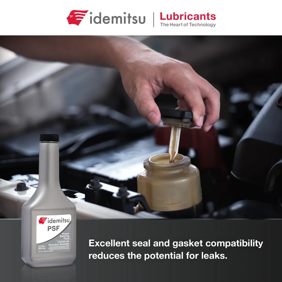 Idemitsu Power Steering Fluid 12 oz | Improves Response & Reduces Noise - view 6