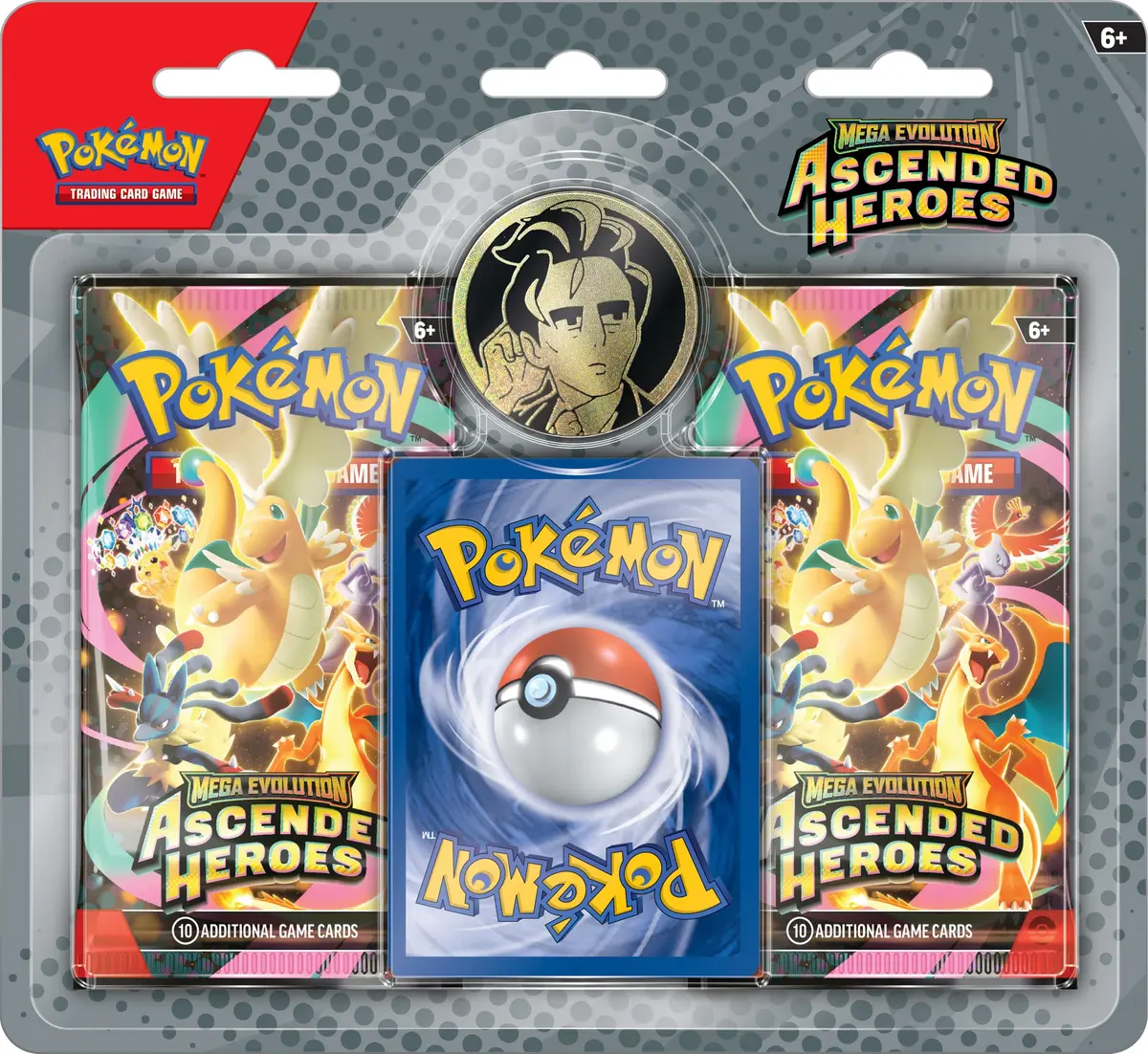 Pokémon TCG: Mega Evolution: Ascended Heroes: 2-Pack Blister (Random Promo) | Collectible Card Game for Pokémon Fans - main product image