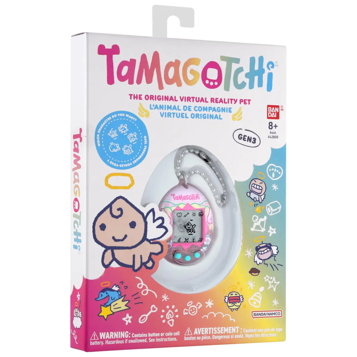 Tamagotchi Original Angel Tea Time Electronic Pet | Nostalgic Fun for Kids 8+ - view 7