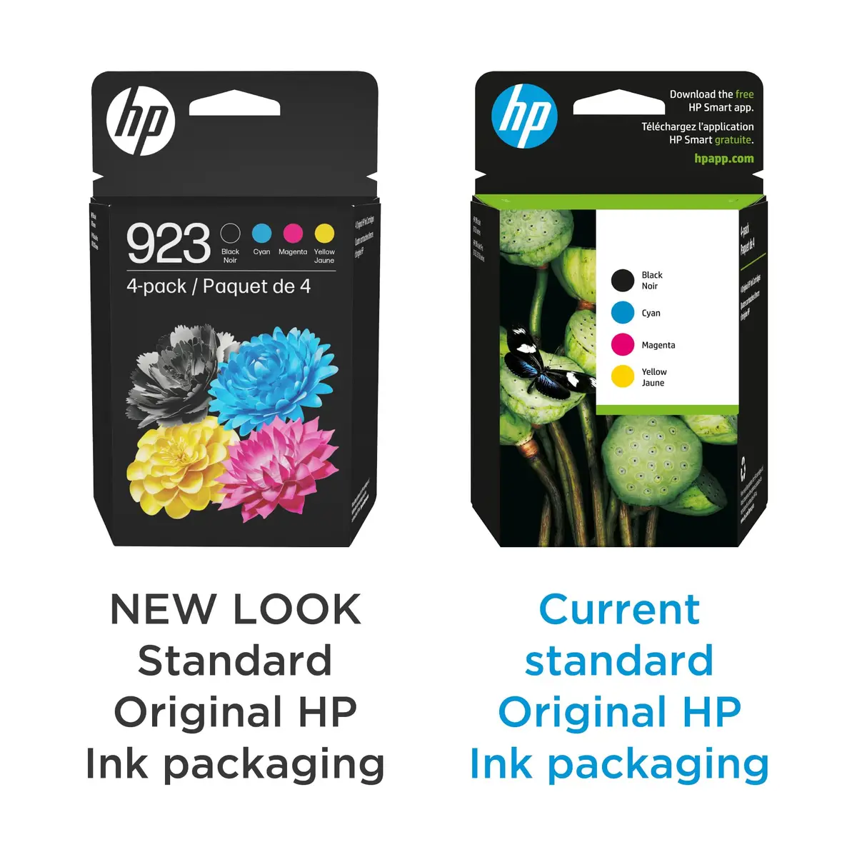HP 923 CMYK Original Ink Cartridge 4-Pack (96 Cartridges Total) | Fade-Resistant Documents & Brilliant Images - view 3