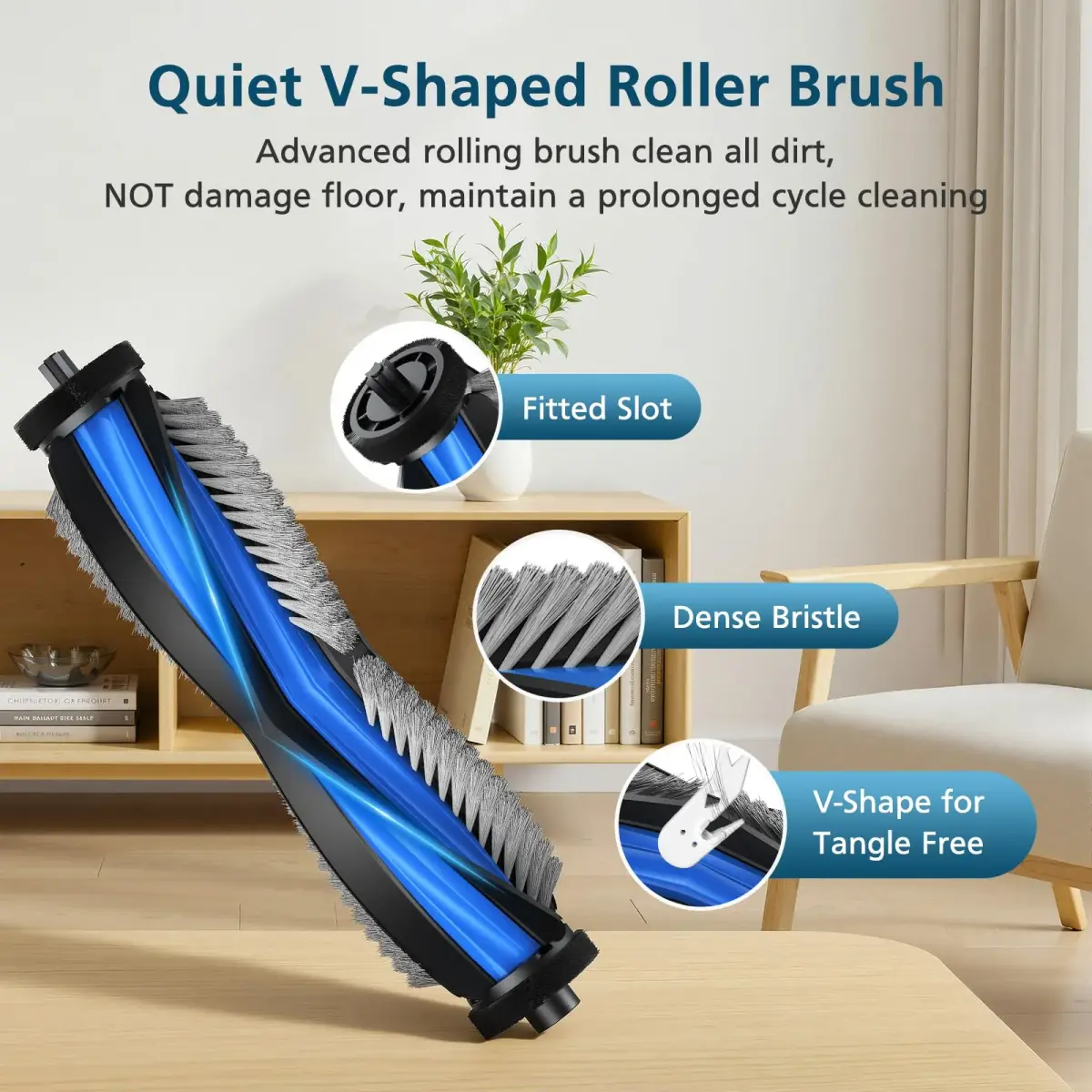 Lacvik 22 Pack X11 OmniCyclone Accessories for Ecovacs Deebot X11 OmniCyclone & Yeedi S20 Infinity Robot Vacuum | HEPA Filters, Roller Brushes, Side Brushes - view 4