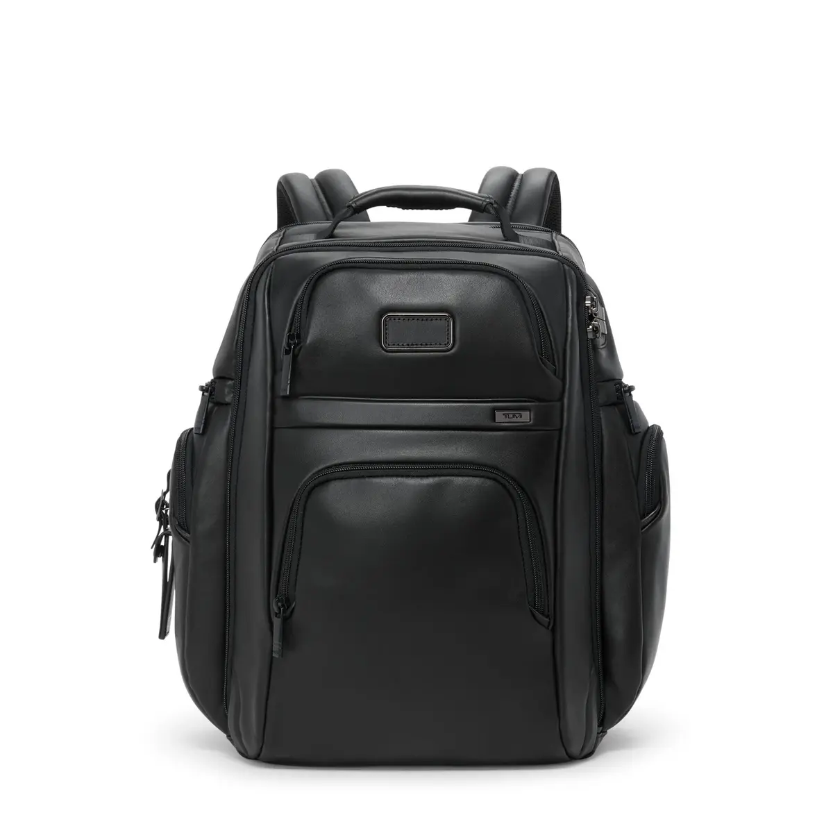 TUMI Brief Pack Black 1 | Unisex Laptop Backpack with Water-Resistant Leather, Fits 15" Laptop, Well-Organized, 1 Size - main product image