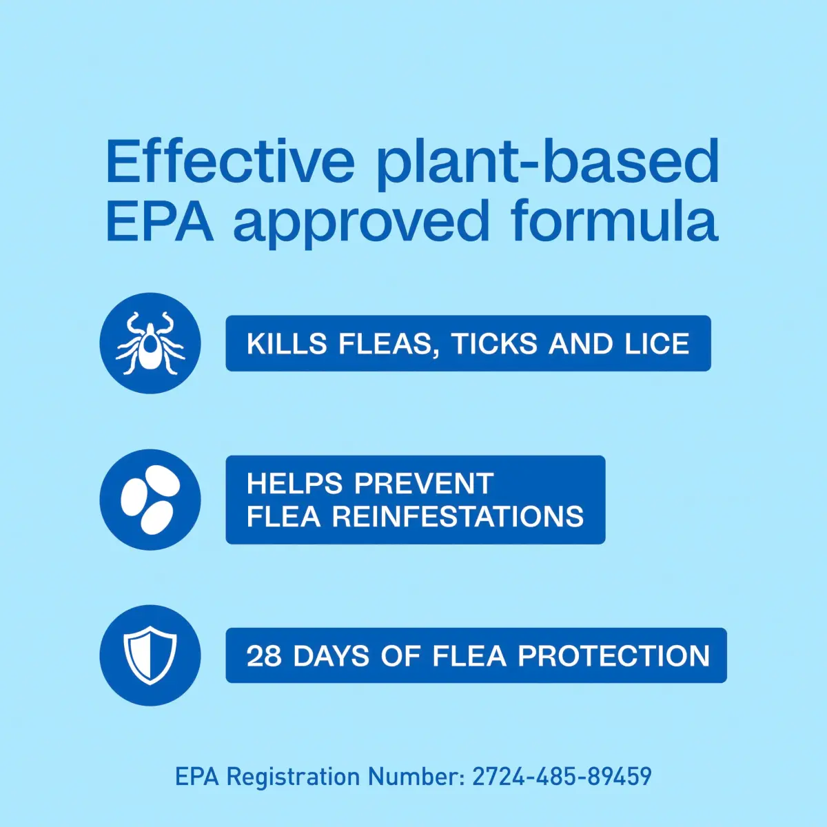 ADAMS Plus Botanicals Flea & Tick Shampoo with Precor for Dogs, Cats, Puppies & Kittens 473ml (16 Ounces) | Gentle, Plant-Based Formula for Sensitive Skin - view 2