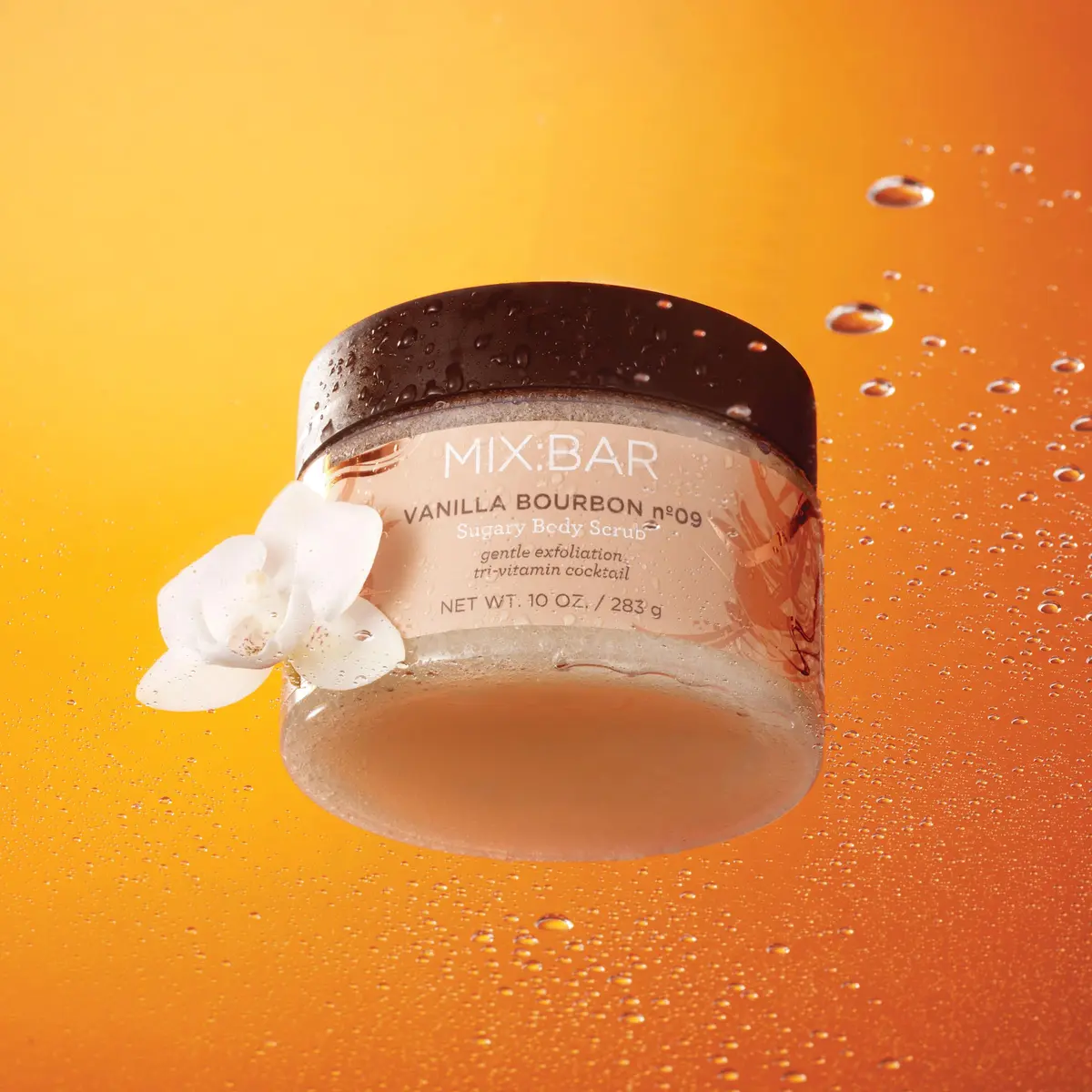 MIX:BAR Vanilla Bourbon Sugary Body Scrub 10oz | Exfoliating & Nourishing for All Skin Types - view 2