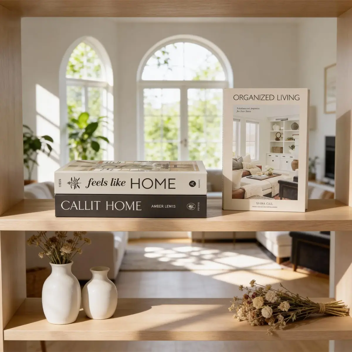 YOYMJBY Faux Decorative Books Set 3 pcs (26.7cm x 17cm x 4.2cm) | Aesthetic Home Decor for Coffee Tables & Shelves - view 3