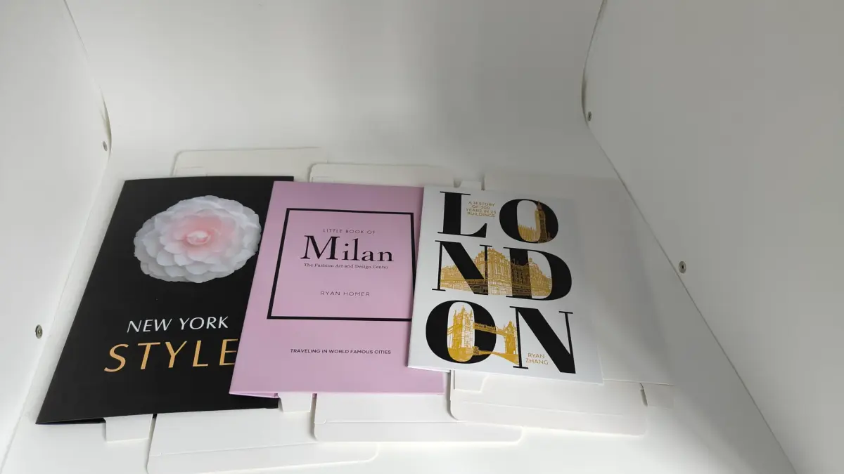 YOYMJBY Faux Decorative Books Set of 3 (26.7cm x 17cm x 4.2cm) | Aesthetic Home Decor Accents - view 7