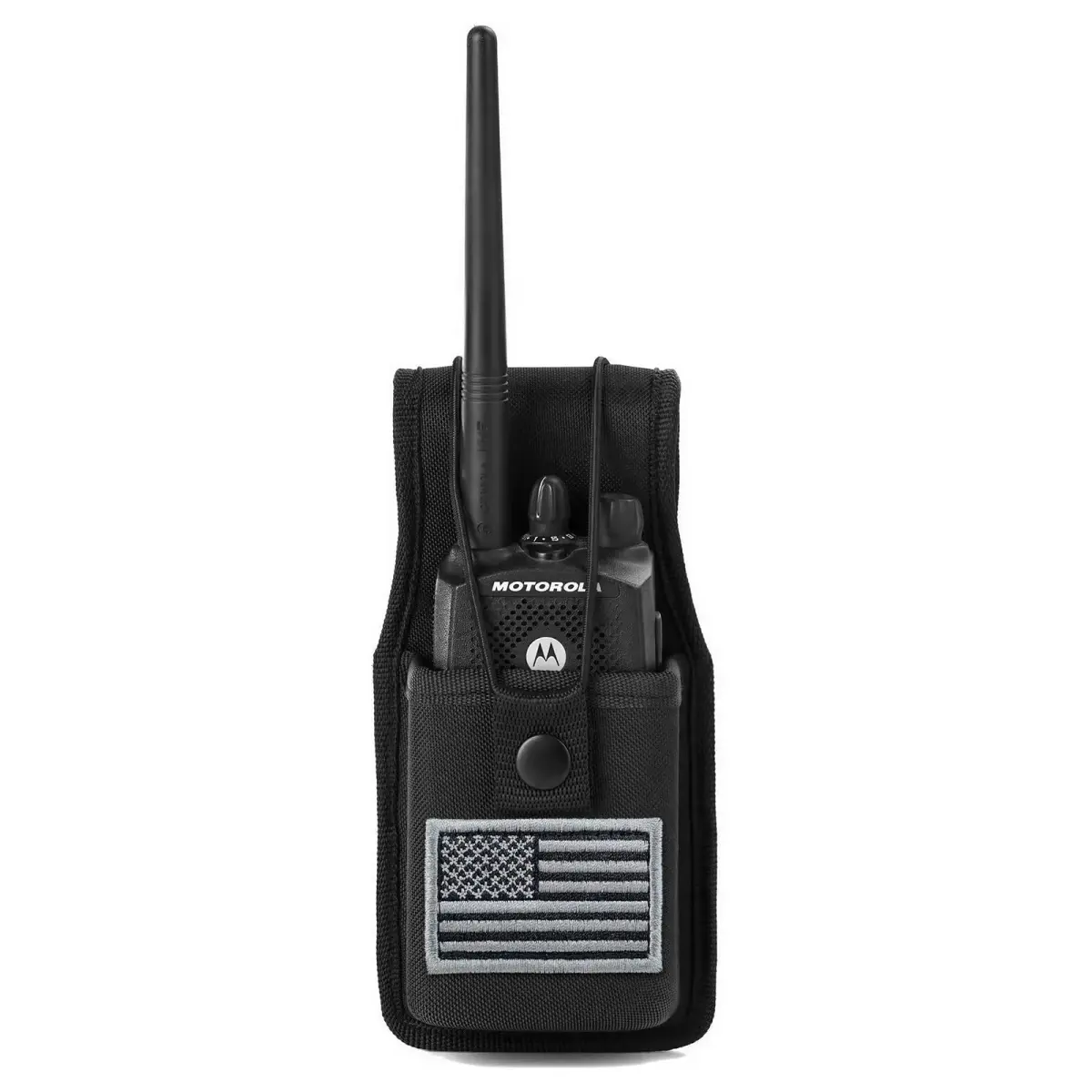LUITON Universal Radio Case 22.6cm (7.1in) | Durable Nylon Holster with Belt Loop for Two-Way Radios - main product image