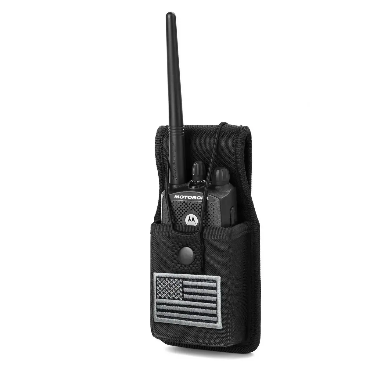 LUITON Universal Radio Case 22.6cm (7.1in) | Durable Nylon Holster with Belt Loop for Two-Way Radios - view 2