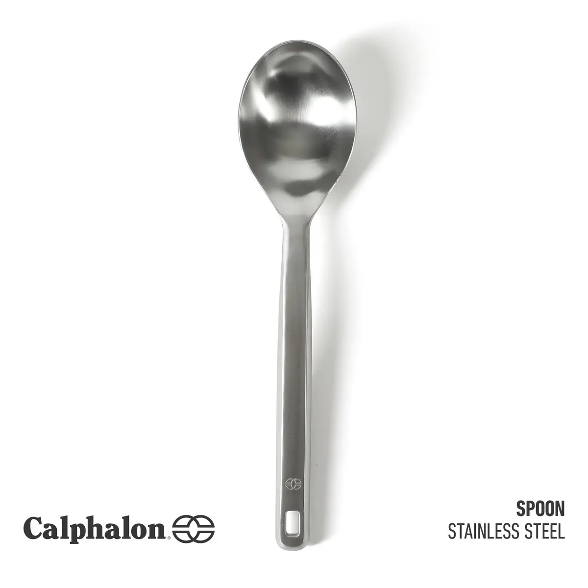 Calphalon Prime Stainless Steel Cooking Spoon | Stirring & Serving Utensil with Weighted Handle - view 2