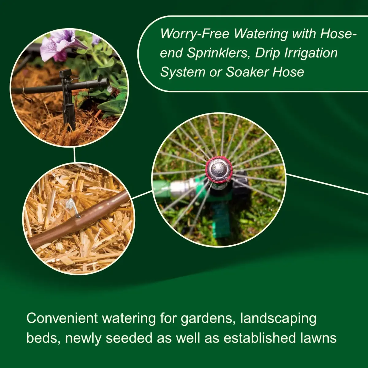 Rain Bird Simple-Set Hose End Timer 1ZEHTMRS 1-Minute to 2-Hour Run Time | Battery Operated, 3/4" Brass Inlet - view 6