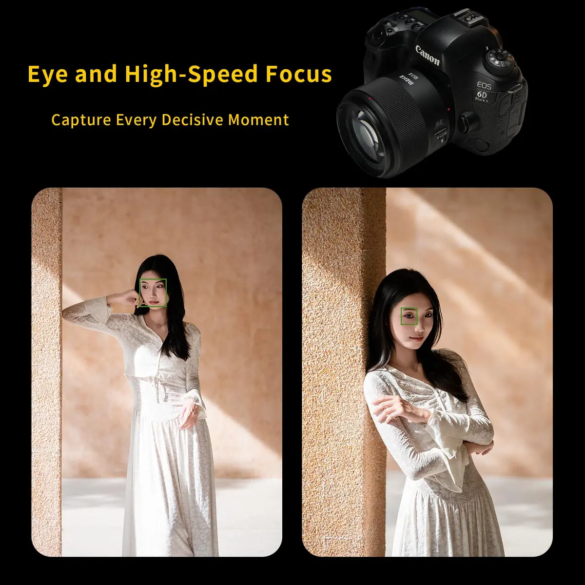 Meike 85mm F1.8 SE II STM AF Full Frame Portrait Lens for Canon EF Mount 85mm (3.35 in) | High Resolution 8K Medium Telephoto - view 5
