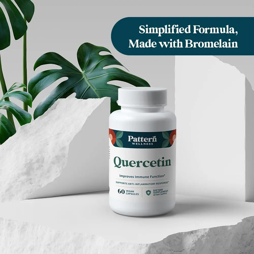 Pattern Wellness Quercetin Supplement – 180 Vegan Capsules | Antioxidant & Immune Support in India - view 7