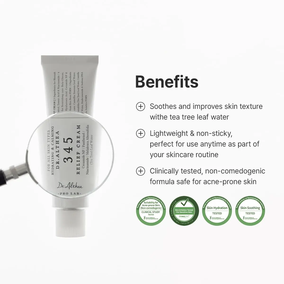 Dr.Althea 345 Relief Cream 15ml (0.50 Fl Oz) | Blemish Relief & Skin Nourishment - view 3