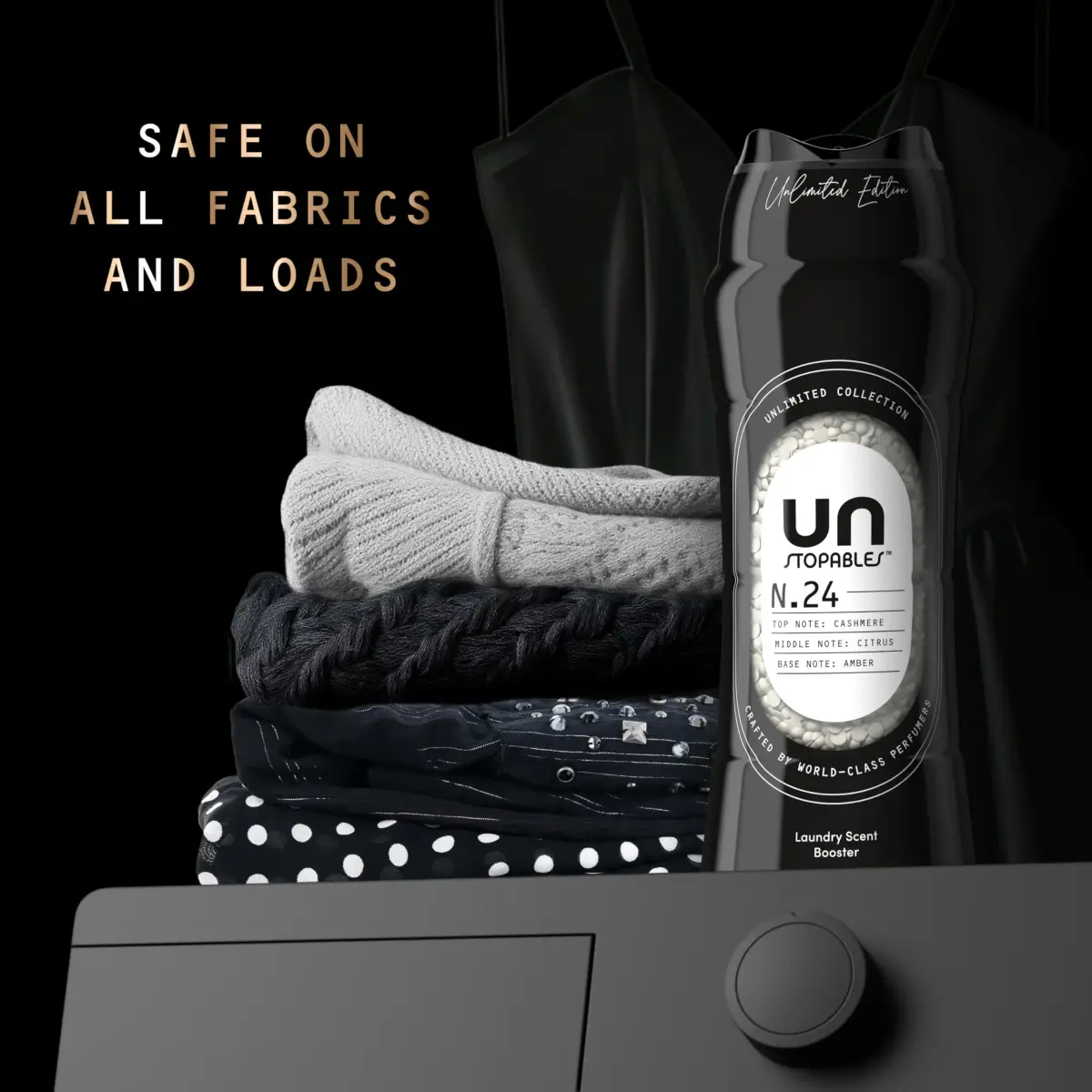Downy Unstopables Unlimited Collection In-Wash Laundry Scent Booster Beads, Fragrance No. 24, 600g (21.1 oz) | Fine Fragrance - view 9