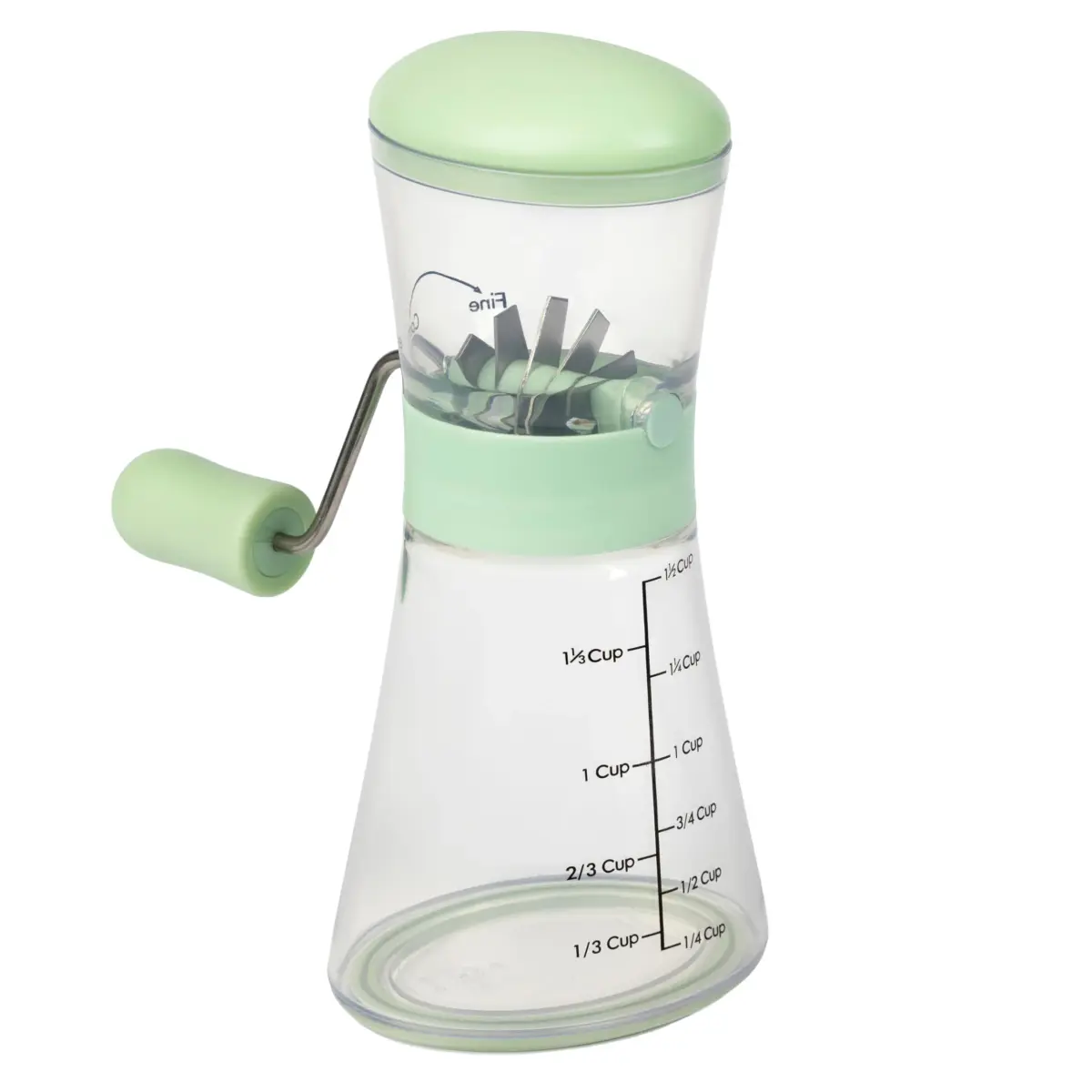 Prepworks by Progressive Nut Chopper with Non-Skid Base, Pistachio | Fine & Coarse Chop - main product image