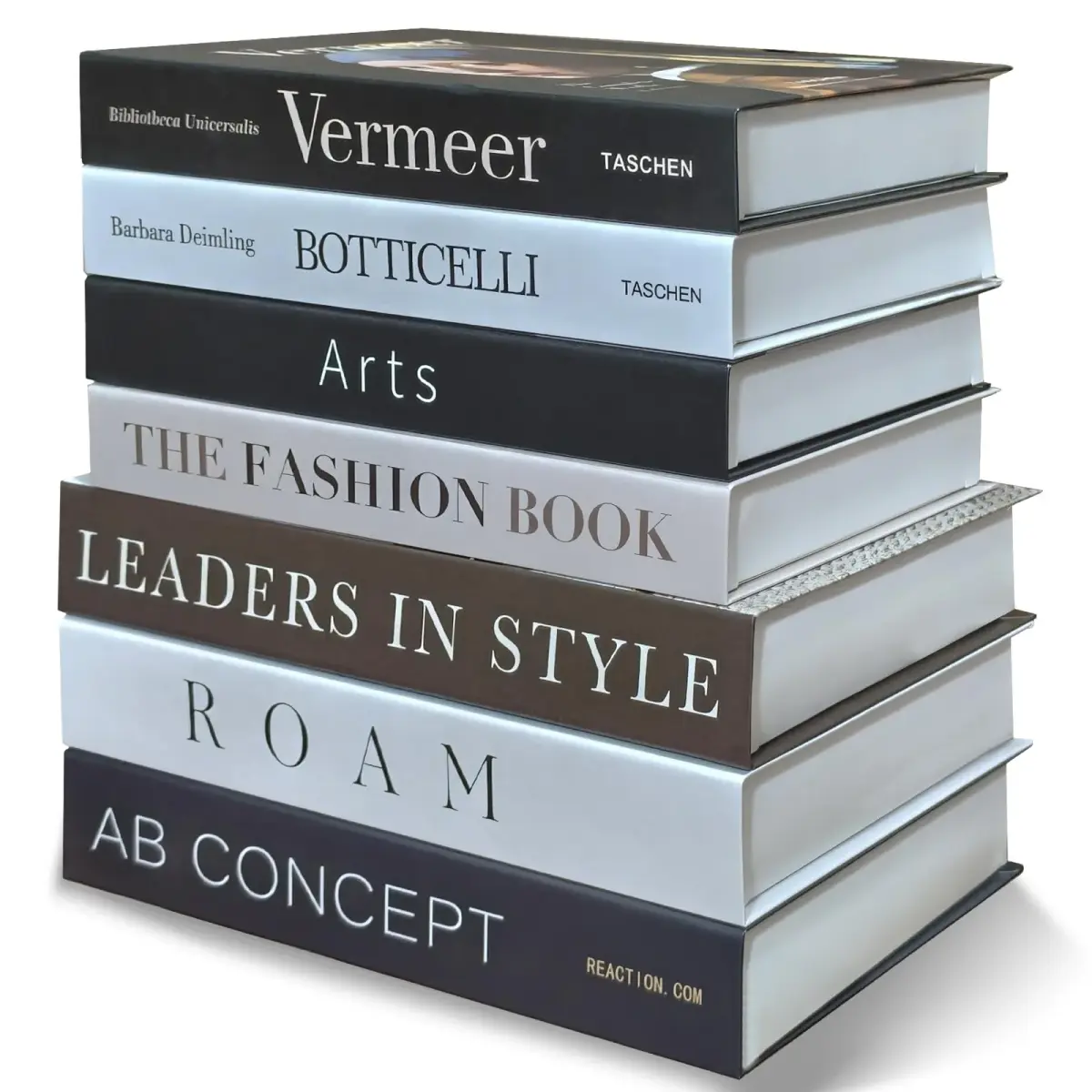 Gocelufe Decorative Books for Home Decor - 7 Pcs Faux Books Stack, 25cm (10 in) L x 38cm (15 in) H x 4cm (1.57 in) D | Designer Decor Set - main product image