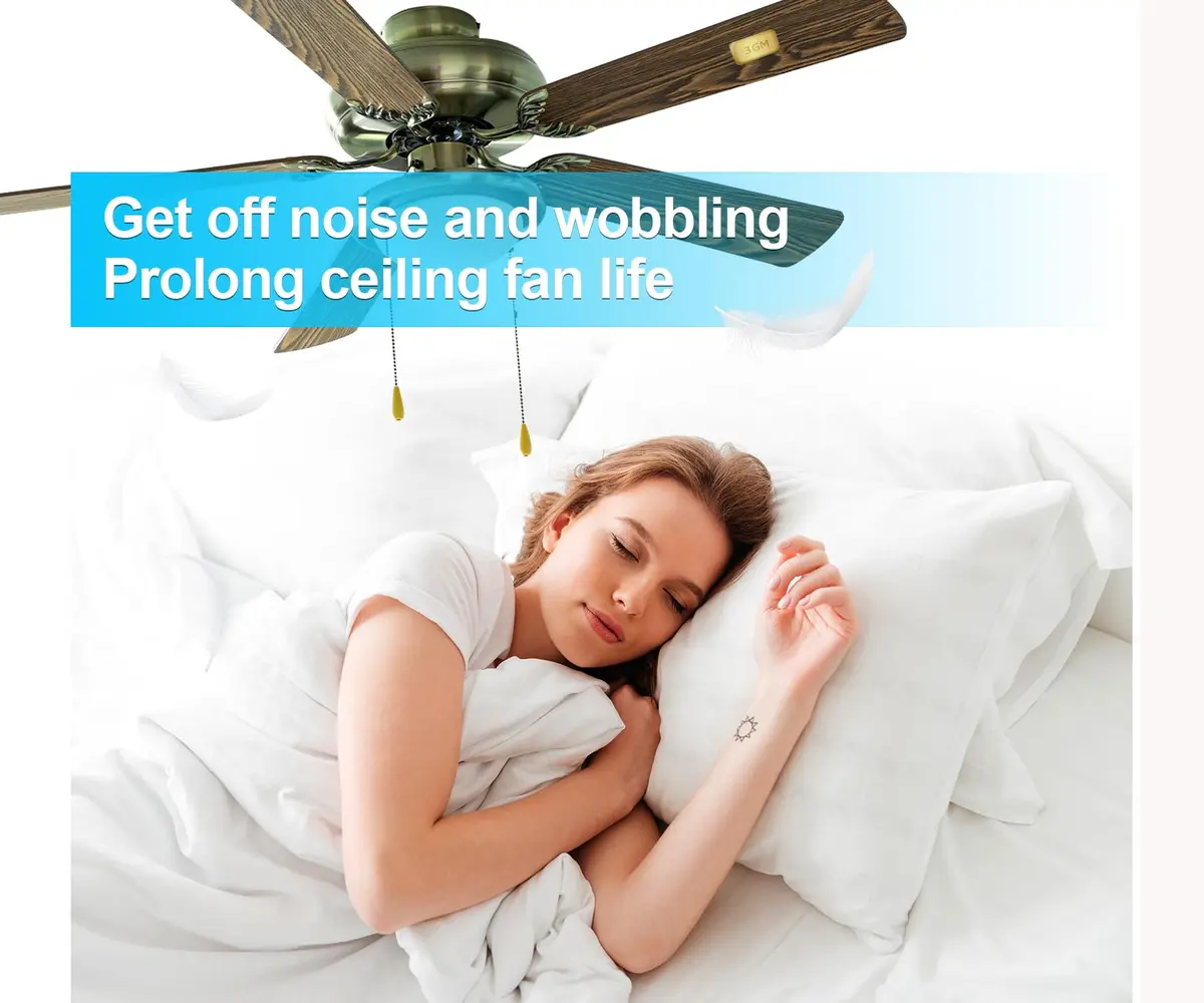 HFYHWT Ceiling Fan Balancing Kit | Complete 28-Piece Solution for Wobble-Free Operation - view 3