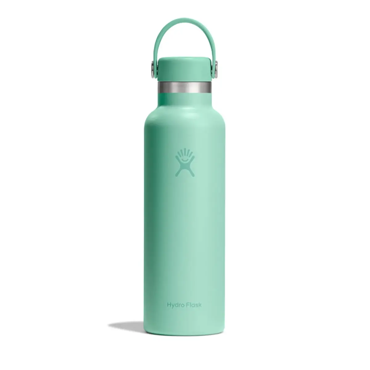 Hydro Flask 710ml (24 Oz) Standard Mouth Water Bottle in Mermaid Green - Insulated Stainless Steel, Leakproof - main product image