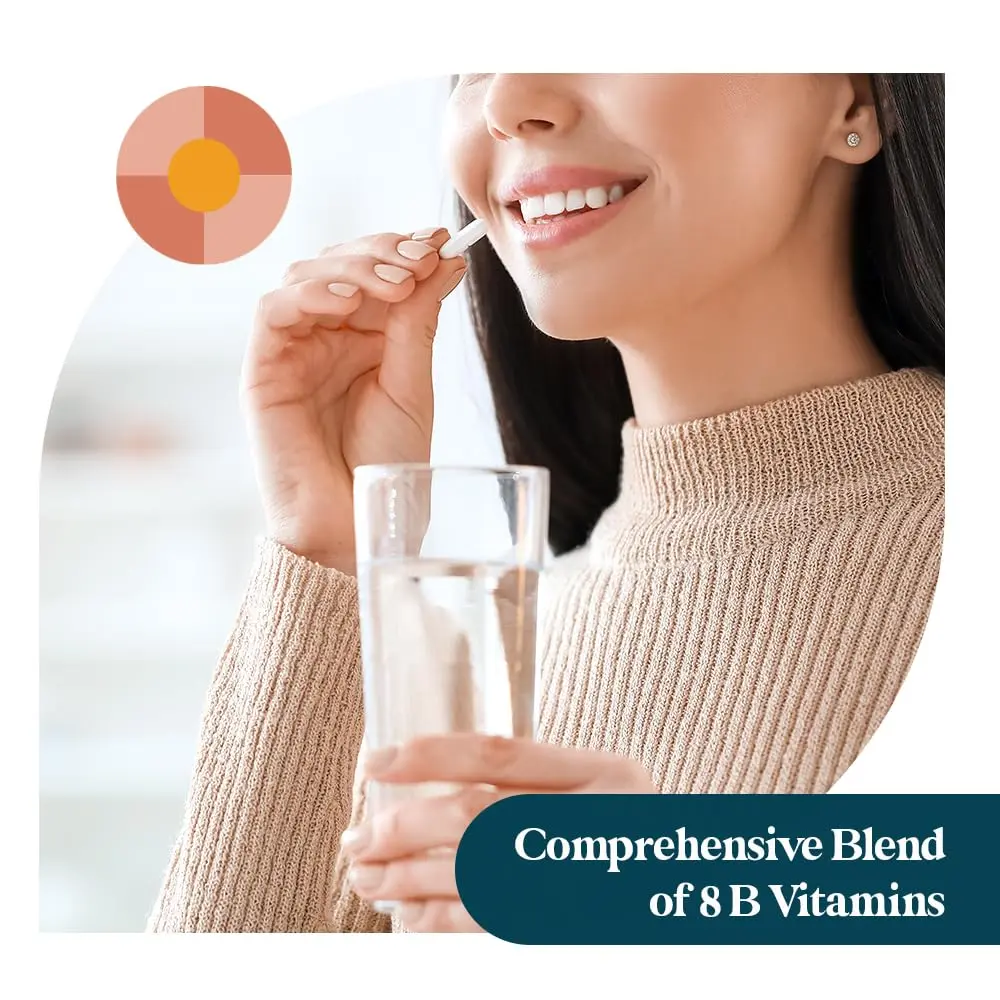 Pattern Wellness Vitamin B Complex Supplement – 180 Capsules | Supports Energy & Wellness - view 7
