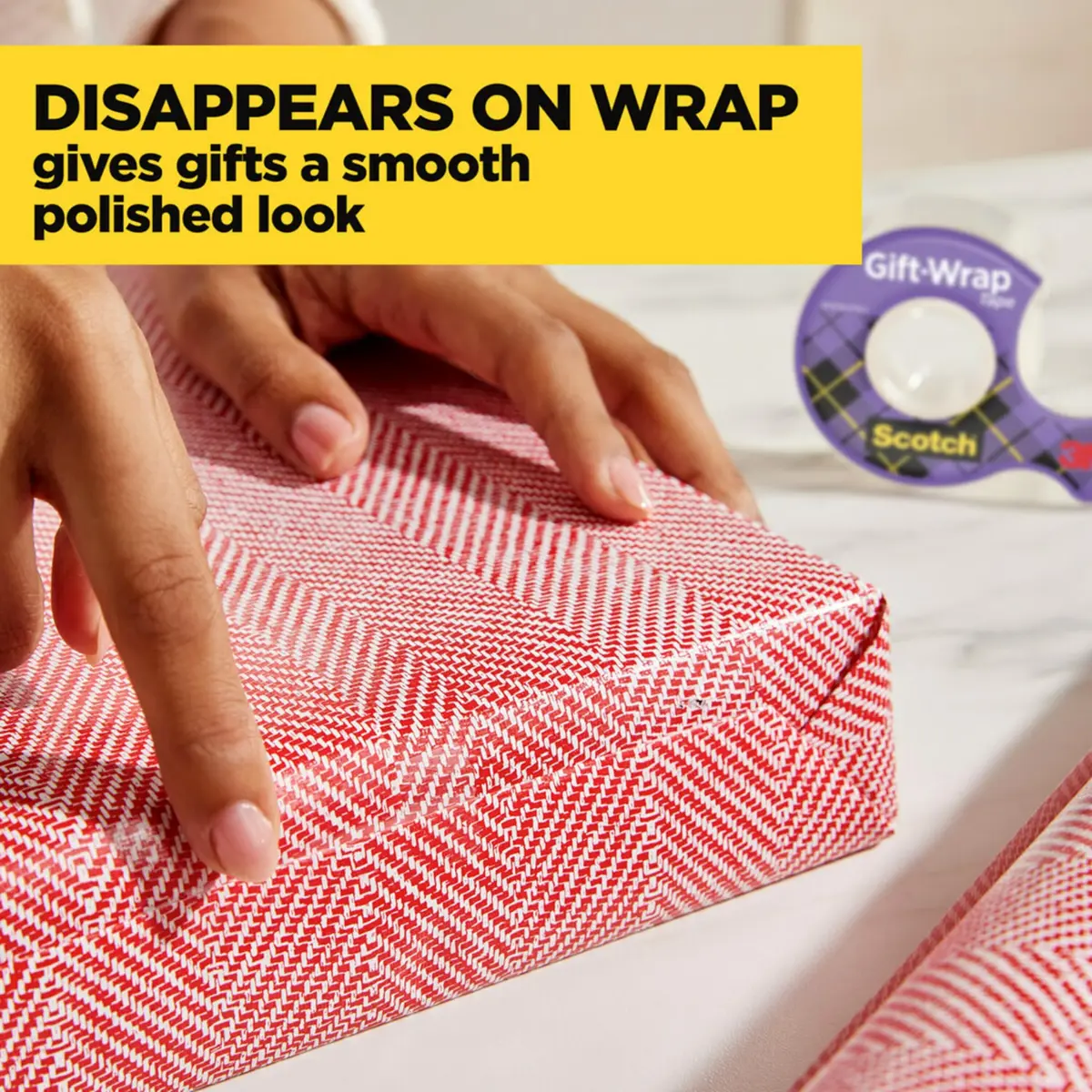 Scotch Gift Wrap Tape & Magic Tape Bundle 12 Rolls (3/4 in x 650 in Each) | USA-Sourced for India - view 4