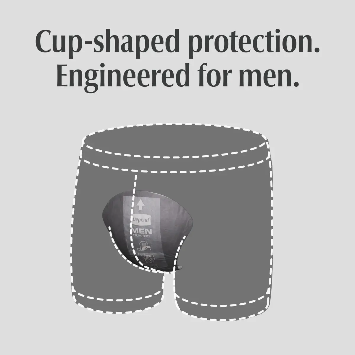 Depend Guards for Men Incontinence Pads Maximum Absorbency 168 Count | OdorBlock Technology & MoistureWick System - view 5